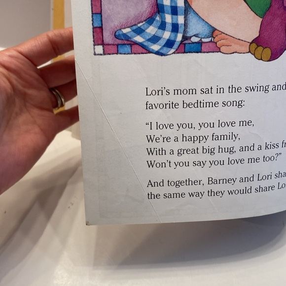 Vintage 1992 Book- Just Imagine- with Barney. Written by: Mary Shrode - Picture 11 of 16